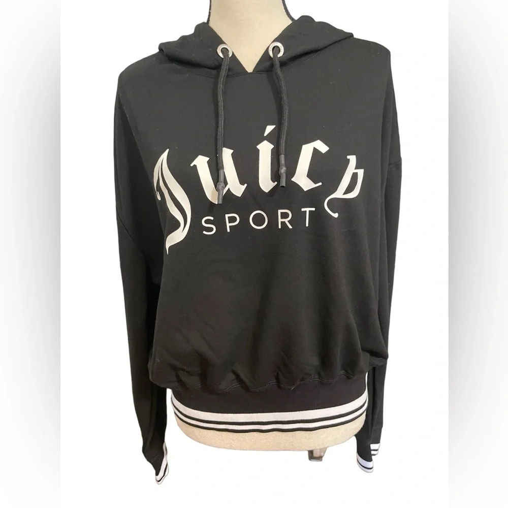 EUC Juicy Couture Logo Hoodie Size L - Picture 3 of 10